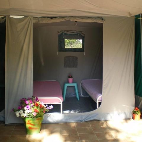 Bungalowtent 4 personen - Caribisch gebied, zonder sanitaire voorzieningen