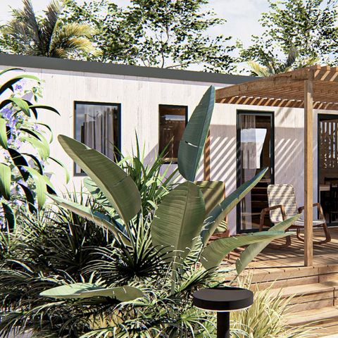 Stacaravan 6 personen - COTTAGE 6p 3ch PREMIUM