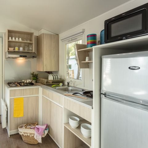 Stacaravan 6 personen - Mobile-home | Comfort | 2 Slaapkamers | 4/6 Pers. | Single terras | Air-con.