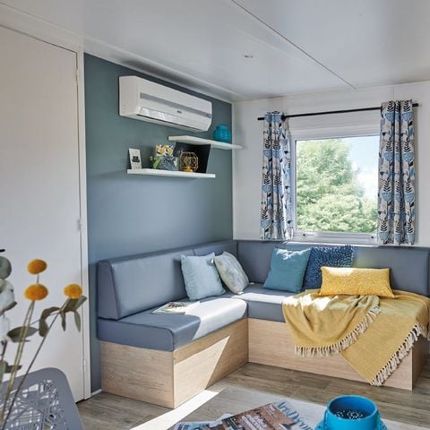 Stacaravan 6 personen - Mobile-home | Comfort | 2 Slaapkamers | 4/6 Pers. | Single terras | Air-con.