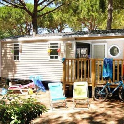 Stacaravan 5 personen - Mobile-home | Comfort | 2 Slaapkamers | 5 Pers. | Terras Single | 1 Badkamer | Air-con.