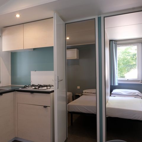 Stacaravan 6 personen - PREMIUM