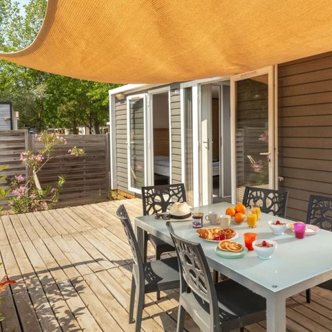 Stacaravan 5 personen - Premium 2 slaapkamers
