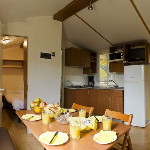 Stacaravan 6 personen - Comfort 3 slaapkamers