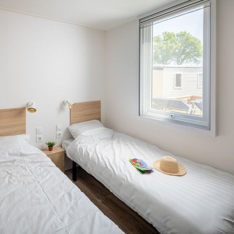 Stacaravan 6 personen - Comfort 3 slaapkamers Lounge