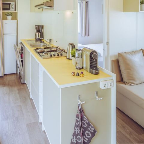 Stacaravan 7 personen - Supreme 3 slaapkamers Lounge Premium zone