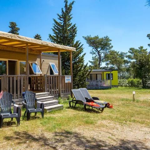 Stacaravan 4 personen - Mobile-home | Premium | 2 Slaapkamers | 4 Pers. | Terras Lounge | 1 Badkamer | Air-con.