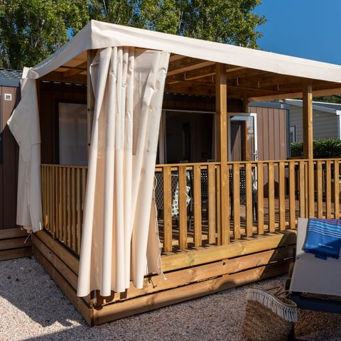 Stacaravan 4 personen - Toscane PREMIUM - Voetgangersgebied.