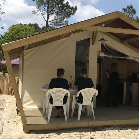 Tent 4 personen - Natuur Comfort 2 slaapkamers 30M2