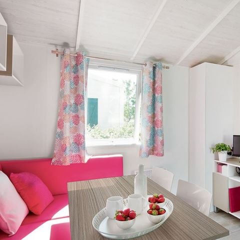 Stacaravan 4 personen - Comfort + TV 2 slaapkamers 26M2