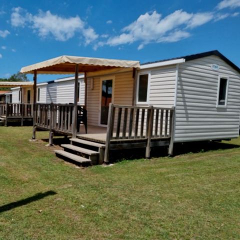 Stacaravan 6 personen - Comfort + TV 2 slaapkamers 26M2