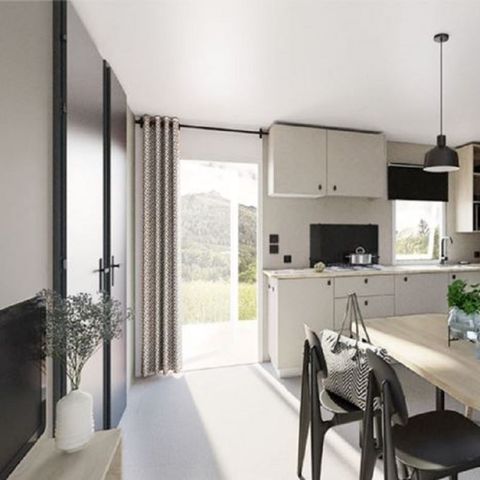 Stacaravan 4 personen - EDEN TV 2 slaapkamers 26M2