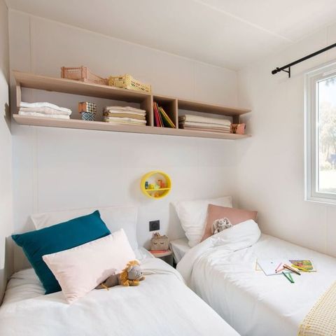 Stacaravan 4 personen - EDEN TV 2 slaapkamers 26M2