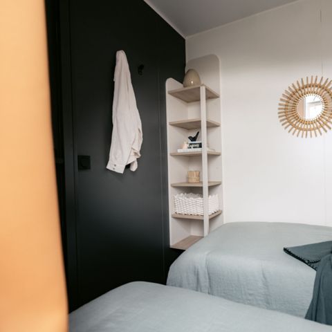 Stacaravan 6 personen - PRESTIGE TV 3 slaapkamers 31M2