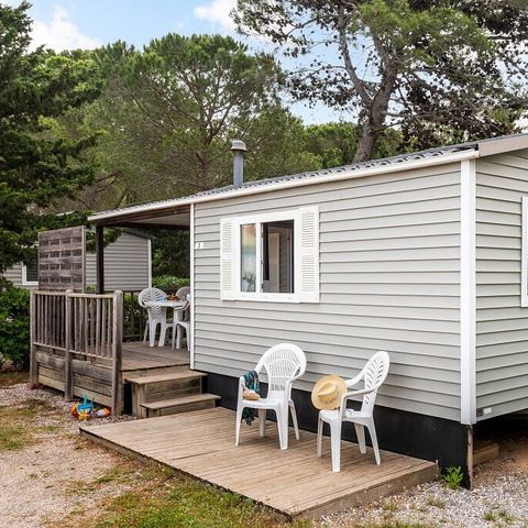 Stacaravan 6 personen - Stacaravan | Klassiek | 2 Slaapkamers | 4/6 Pers. | Single terras