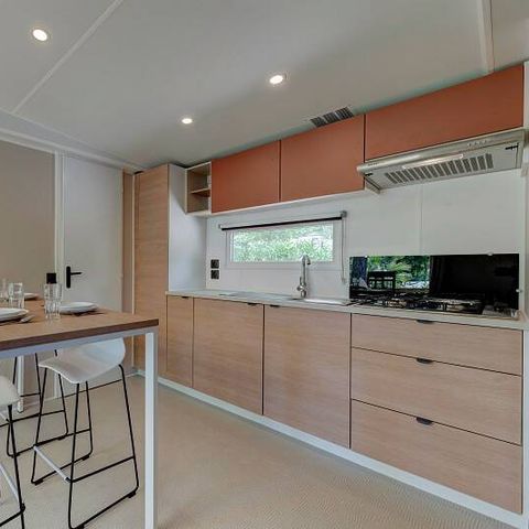 Stacaravan 6 personen - Stacaravan | Klassiek | 2 Slaapkamers | 4/6 Pers. | Single terras