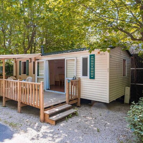 Stacaravan 6 personen - Stacaravan | Klassiek | 2 Slaapkamers | 4/6 Pers. | Verhoogd terras