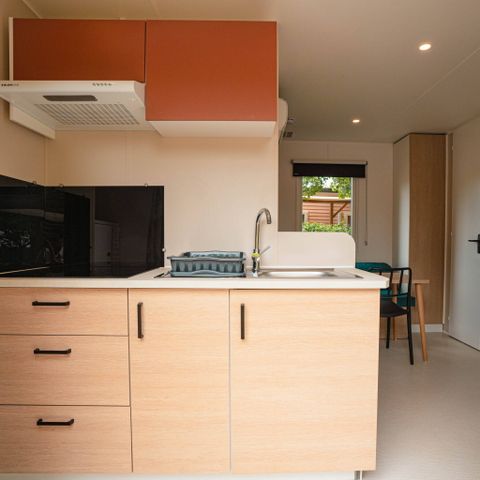 Stacaravan 4 personen - Stacaravan | Comfort | 2 Slaapkamers | 4 Pers | Eenpersoons terras | Airconditioning | TV