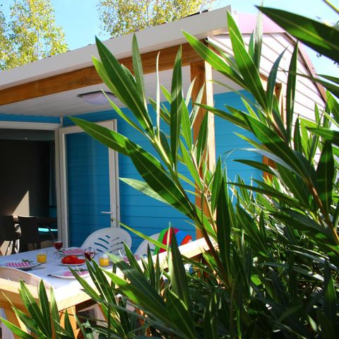 Stacaravan 4 personen - CANCUN - 2 Slaapkamers - ZATERDAG