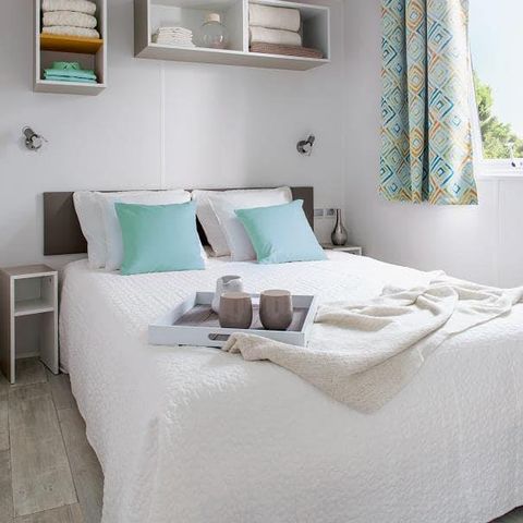 Stacaravan 4 personen - CANCUN - 2 Slaapkamers - ZATERDAG