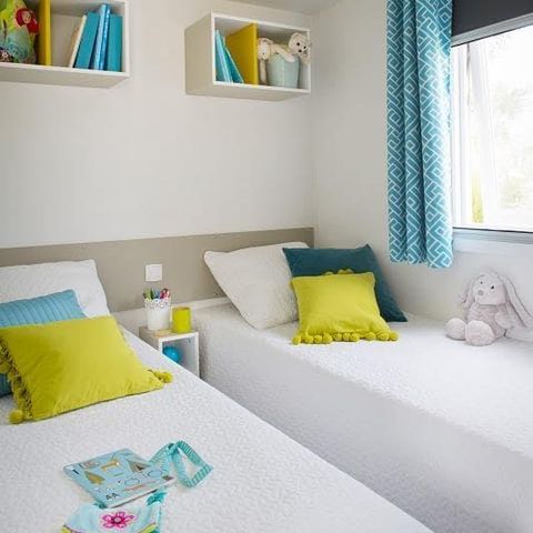 Stacaravan 4 personen - CANCUN - 2 Slaapkamers - ZATERDAG