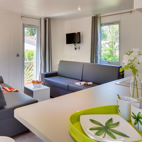 Stacaravan 4 personen - HACIENDA - 2 Slaapkamers - ZONDAG