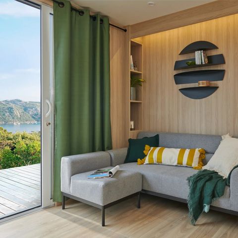 Stacaravan 4 personen - TULUM, LUXE - 2 Slaapkamers - ZATERDAG