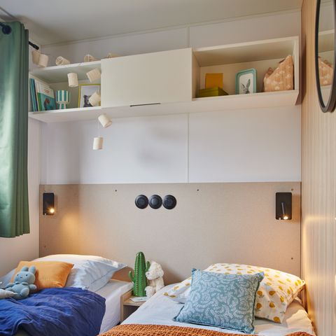 Stacaravan 4 personen - TULUM, LUXE - 2 Slaapkamers - ZATERDAG