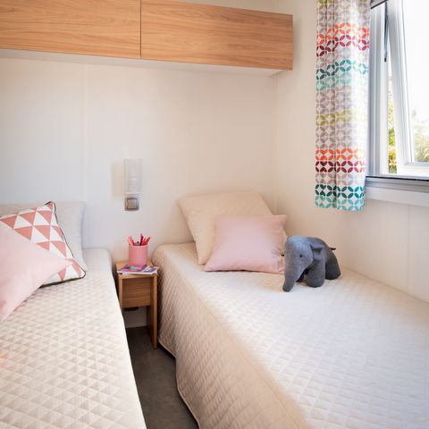 Stacaravan 6 personen - YUCATAN - 3 slaapkamers - TV - CLIM - PLANCHA