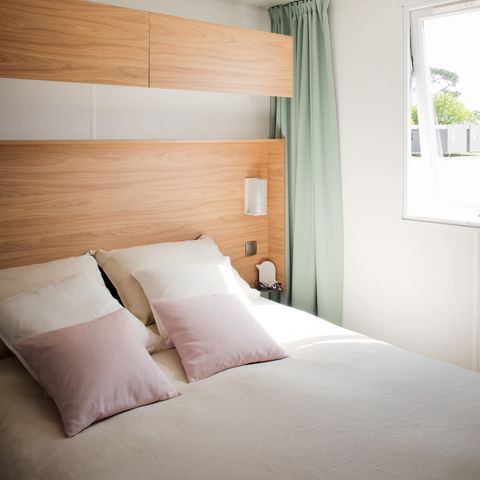Stacaravan 6 personen - YUCATAN - 3 slaapkamers - TV - CLIM - PLANCHA
