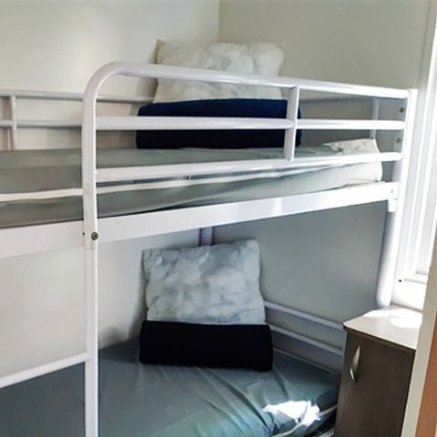Stacaravan 4 personen - Comfort | 2 Slaapkamers | 4 Pers. | Verhoogd terras