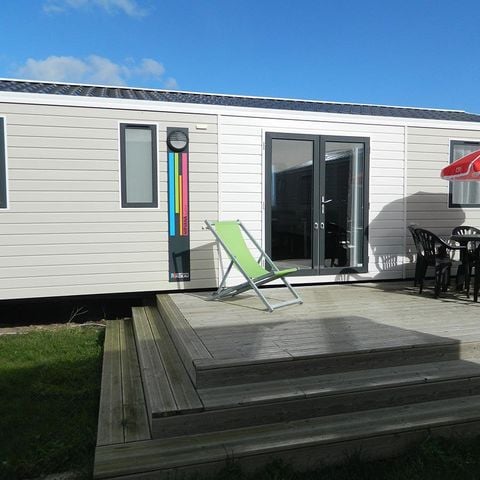 Stacaravan 8 personen - Comfort-stacaravan 36 m² (4 slaapkamers) + terras, 8 personen