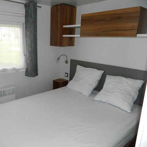 Stacaravan 4/6 personen - Premium 38 m² - 2 slaapkamers - Terras – uitzicht op zee