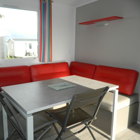 Stacaravan 6 personen - Stacaravan Comfort 25 tot 36 m² (2 slaapkamers) + terras, 4/6 personen
