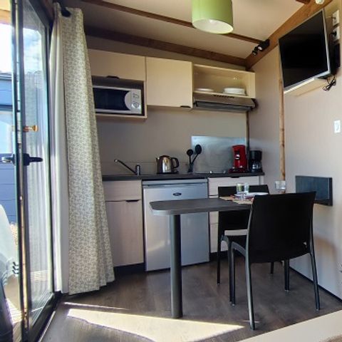 Chalet 4 personen - Premium-chalet met zeezicht, 20 m² (1 slaapkamer) + terras, 2/4 personen