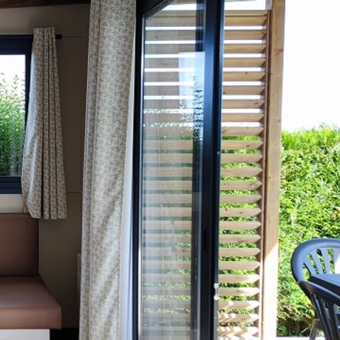 Chalet 4 personen - Premium Nature-chalet 20 m² (1 slaapkamer) + terras, 2/4 personen