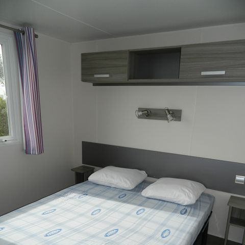 Stacaravan 6 personen - Standaard stacaravan van 32 m² (2 slaapkamers) + terras, voor 4/6 personen