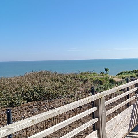 Stacaravan 6 personen - Premium stacaravan 40 m² (3 slaapkamers) + terras – uitzicht op zee, 6 personen