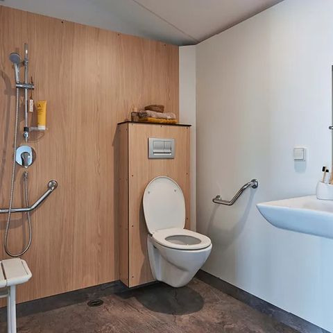 Stacaravan 6 personen - PMR Premium 31m² (2 kamers) + Terras