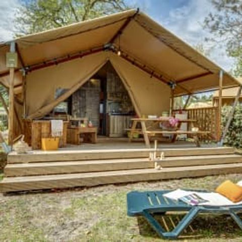 Safaritent 5 personen - Lodge 4p 2bed ****