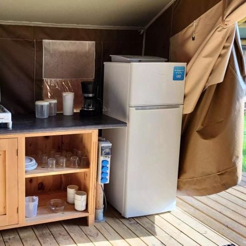 Safaritent 5 personen - Lodge 3 kamers 5 personen zonder sanitair