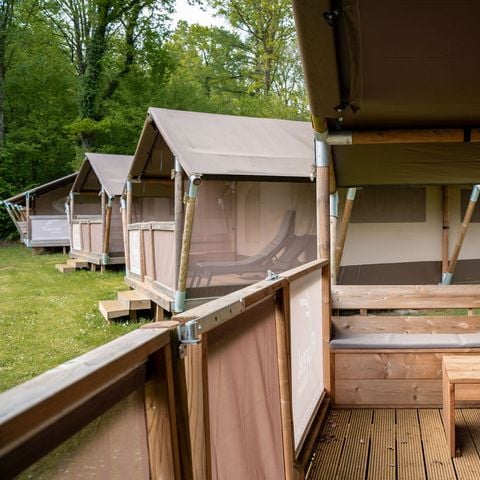Safaritent 5 personen - incl. sanitair