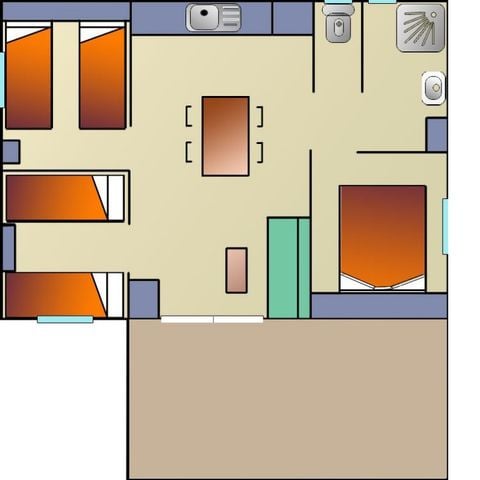 Chalet 6 personen - Comfort