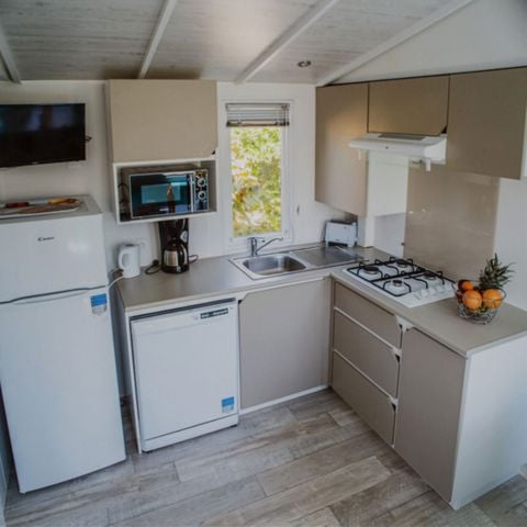 Stacaravan 6 personen - Cottage Confort 32m², 7pl-3ch