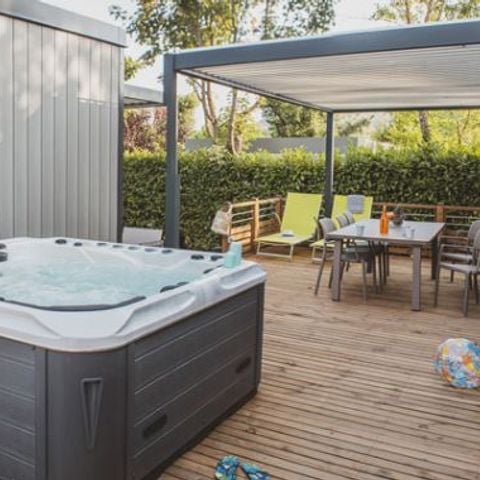 Stacaravan 8 personen - Sunêlia Luxe Taos Suite 59m², 4bed