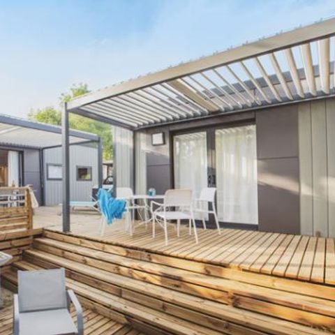 Stacaravan 8 personen - Sunêlia Luxe Taos Suite 59m², 4bed