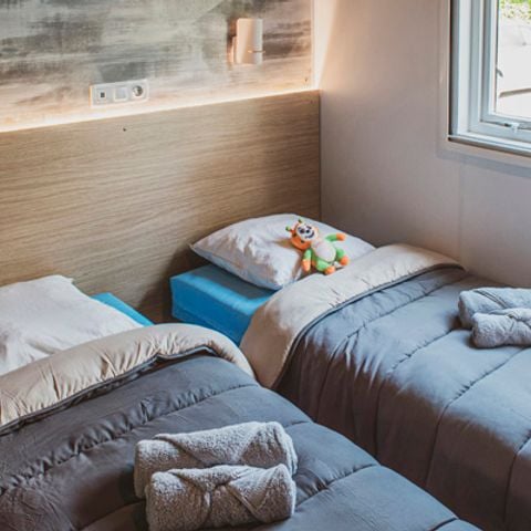 Stacaravan 8 personen - Sunêlia Luxe Taos Suite 59m², 4bed