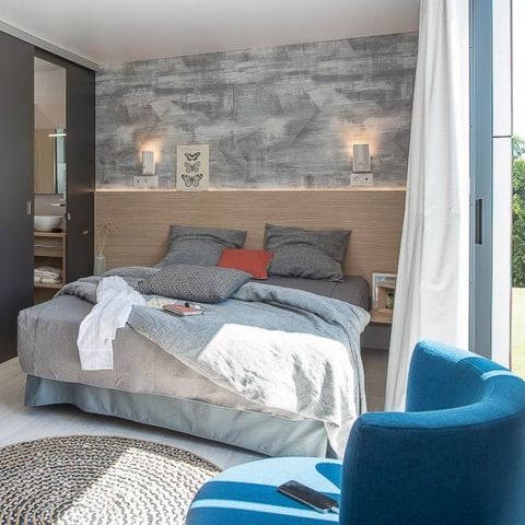 Stacaravan 8 personen - Sunêlia Luxe Taos Suite 59m², 4bed