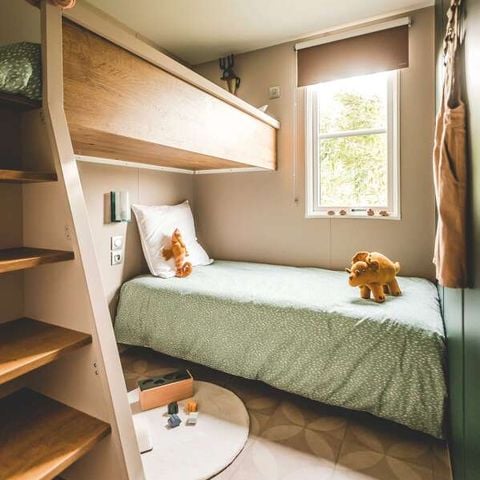 Stacaravan 10 personen - Sunêlia Luxe Cigogne 72m², 10pl-5ch