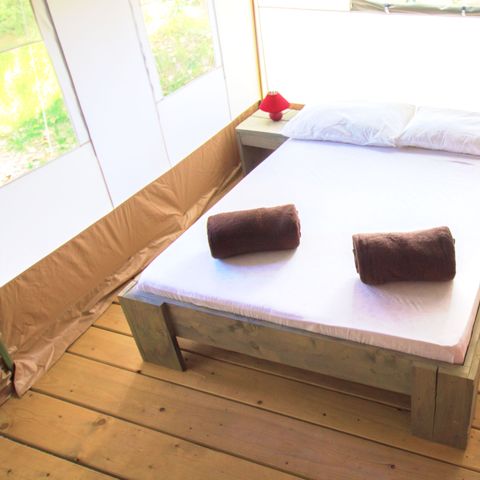 Safaritent 5 personen - Safaritent + sanitair
